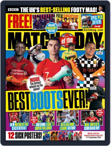 Match Of The Day September 11th, 2018 Digital Back Issue Cover