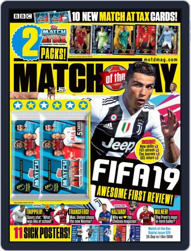 Match Of The Day September 25th, 2018 Digital Back Issue Cover