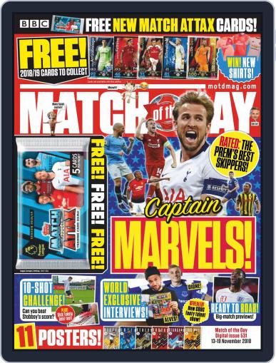 Match Of The Day November 13th, 2018 Digital Back Issue Cover