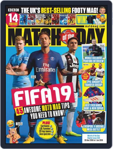 Match Of The Day December 28th, 2018 Digital Back Issue Cover
