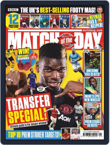 Match Of The Day January 2nd, 2019 Digital Back Issue Cover