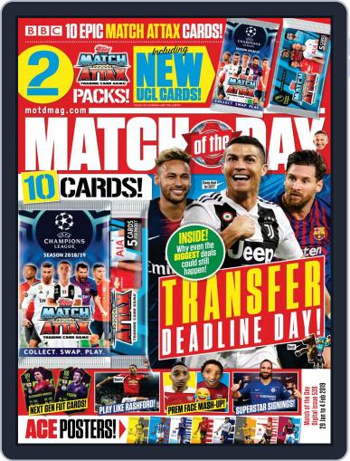 Match Of The Day January 29th, 2019 Digital Back Issue Cover