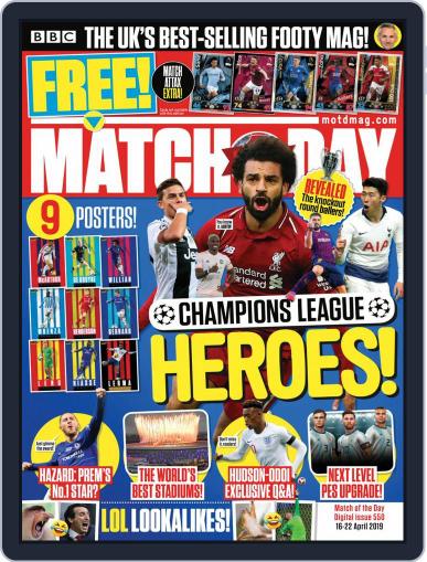 Match Of The Day April 16th, 2019 Digital Back Issue Cover