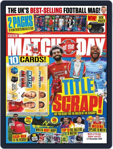 Match Of The Day November 5th, 2019 Digital Back Issue Cover