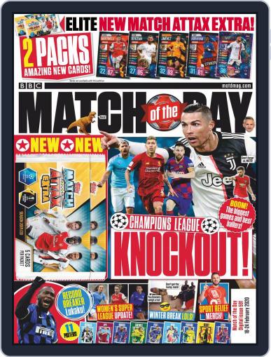 Match Of The Day February 18th, 2020 Digital Back Issue Cover