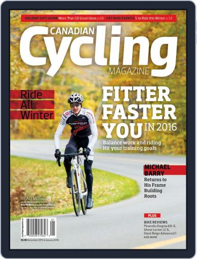 Canadian Cycling November 23rd, 2015 Digital Back Issue Cover