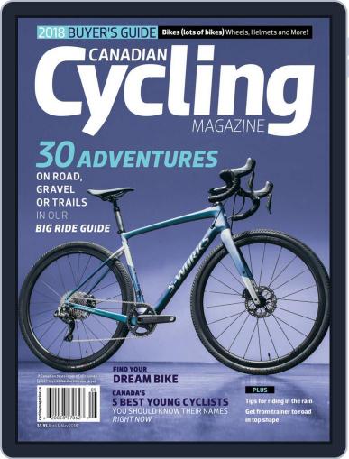 Canadian Cycling April 1st, 2018 Digital Back Issue Cover