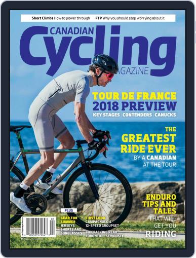 Canadian Cycling June 1st, 2018 Digital Back Issue Cover