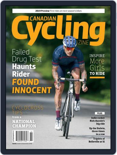 Canadian Cycling October 1st, 2018 Digital Back Issue Cover