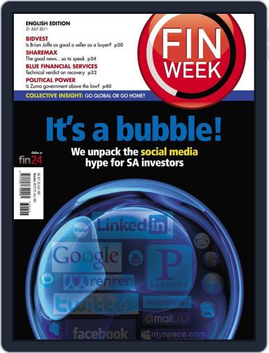 Finweek - English July 14th, 2011 Digital Back Issue Cover