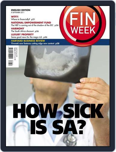 Finweek - English September 1st, 2011 Digital Back Issue Cover