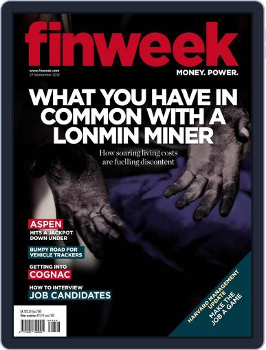 Finweek - English September 20th, 2012 Digital Back Issue Cover