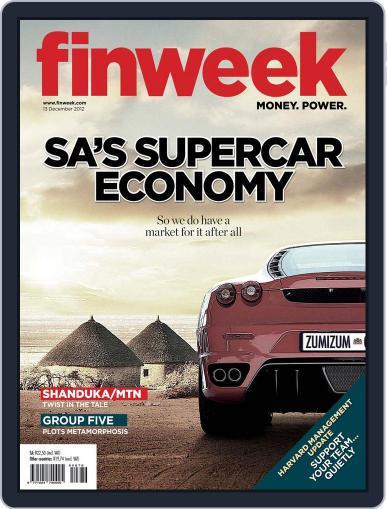 Finweek - English December 6th, 2012 Digital Back Issue Cover