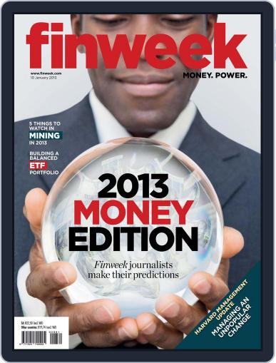 Finweek - English January 3rd, 2013 Digital Back Issue Cover