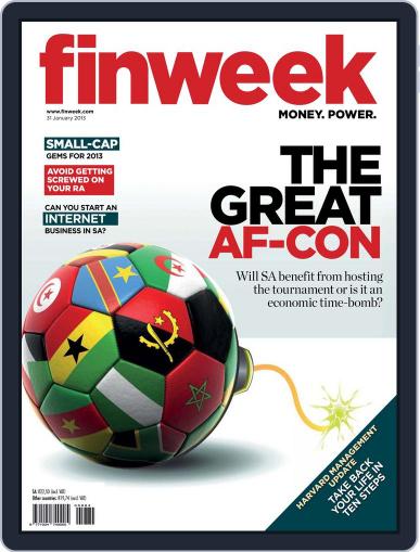 Finweek - English January 24th, 2013 Digital Back Issue Cover