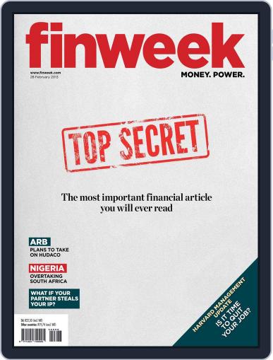Finweek - English February 21st, 2013 Digital Back Issue Cover