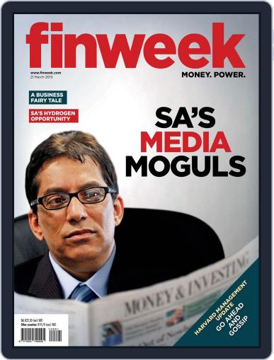 Finweek - English March 14th, 2013 Digital Back Issue Cover