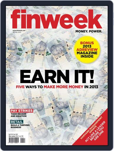 Finweek - English May 23rd, 2013 Digital Back Issue Cover