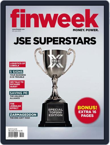 Finweek - English June 13th, 2013 Digital Back Issue Cover