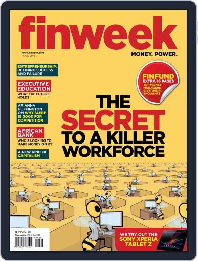Finweek - English June 27th, 2013 Digital Back Issue Cover