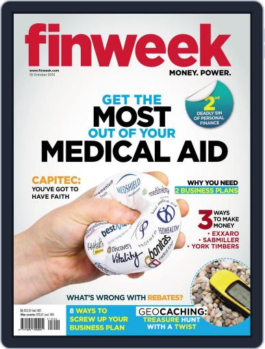 Finweek - English October 3rd, 2013 Digital Back Issue Cover