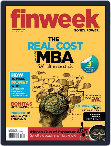Finweek - English October 10th, 2013 Digital Back Issue Cover