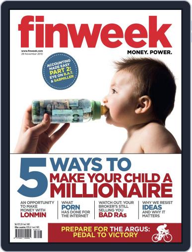 Finweek - English November 21st, 2013 Digital Back Issue Cover