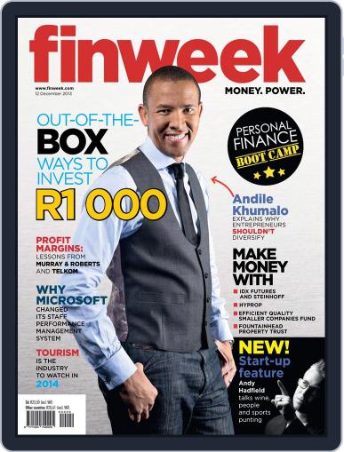 Finweek - English December 5th, 2013 Digital Back Issue Cover