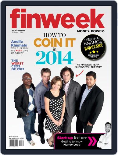 Finweek - English January 9th, 2014 Digital Back Issue Cover