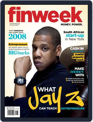 Finweek - English January 16th, 2014 Digital Back Issue Cover