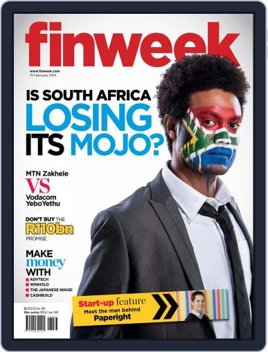 Finweek - English February 6th, 2014 Digital Back Issue Cover