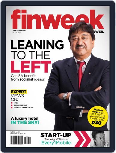 Finweek - English May 22nd, 2014 Digital Back Issue Cover