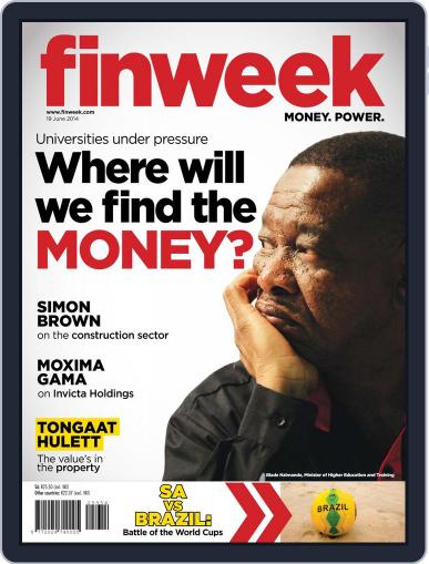 Finweek - English June 12th, 2014 Digital Back Issue Cover