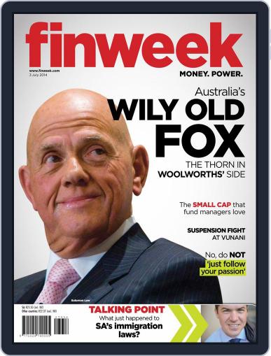 Finweek - English June 26th, 2014 Digital Back Issue Cover