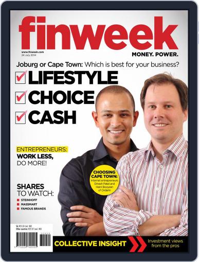 Finweek - English July 17th, 2014 Digital Back Issue Cover