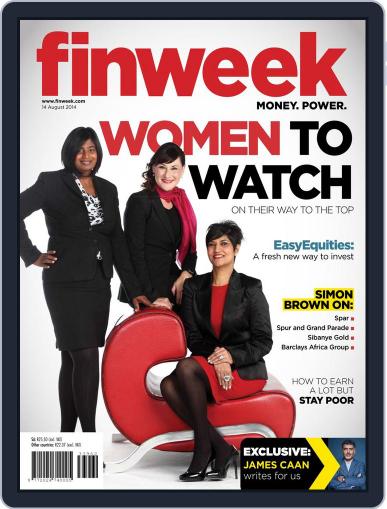 Finweek - English August 7th, 2014 Digital Back Issue Cover