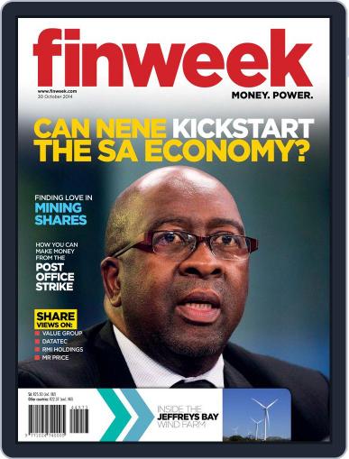 Finweek - English October 23rd, 2014 Digital Back Issue Cover
