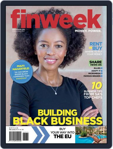 Finweek - English November 6th, 2014 Digital Back Issue Cover