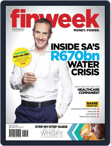 Finweek - English November 27th, 2014 Digital Back Issue Cover