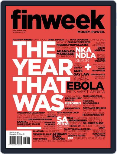 Finweek - English December 11th, 2014 Digital Back Issue Cover