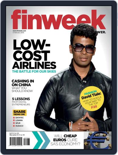 Finweek - English February 12th, 2015 Digital Back Issue Cover