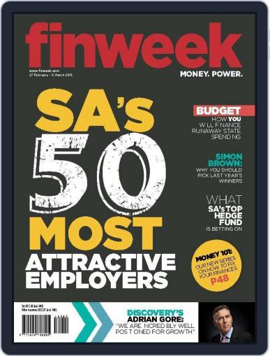 Finweek - English March 4th, 2015 Digital Back Issue Cover