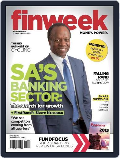 Finweek - English March 18th, 2015 Digital Back Issue Cover