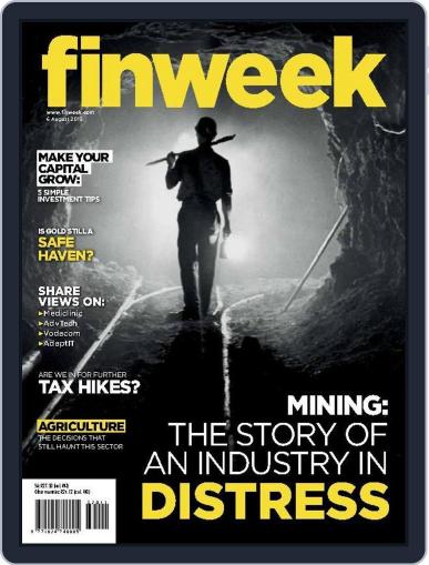 Finweek - English August 6th, 2015 Digital Back Issue Cover