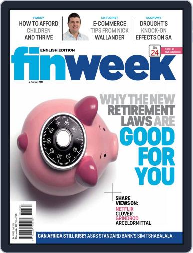 Finweek - English January 29th, 2016 Digital Back Issue Cover