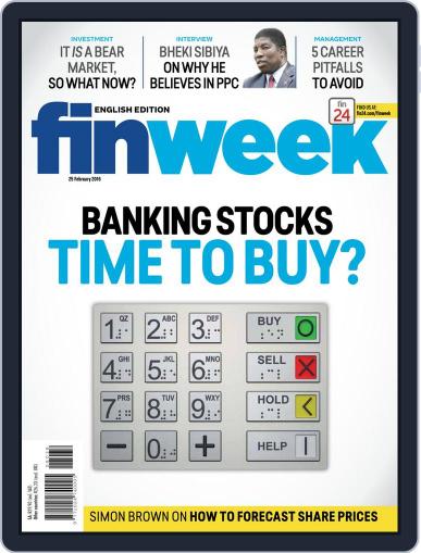Finweek - English February 19th, 2016 Digital Back Issue Cover