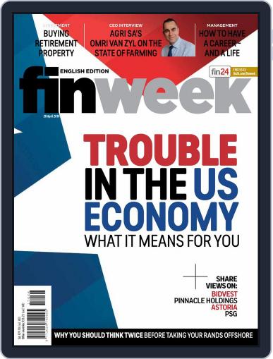 Finweek - English April 22nd, 2016 Digital Back Issue Cover