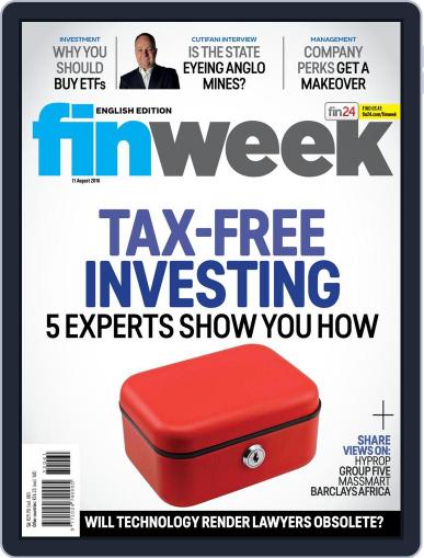 Finweek - English August 4th, 2016 Digital Back Issue Cover