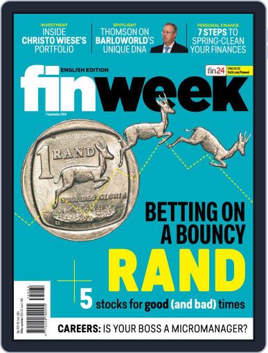 Finweek - English September 1st, 2016 Digital Back Issue Cover