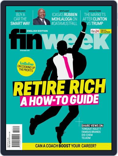 Finweek - English November 10th, 2016 Digital Back Issue Cover